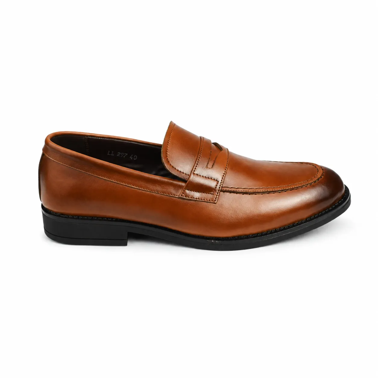 Chaussure pour homme135-1 marron cuir miniature